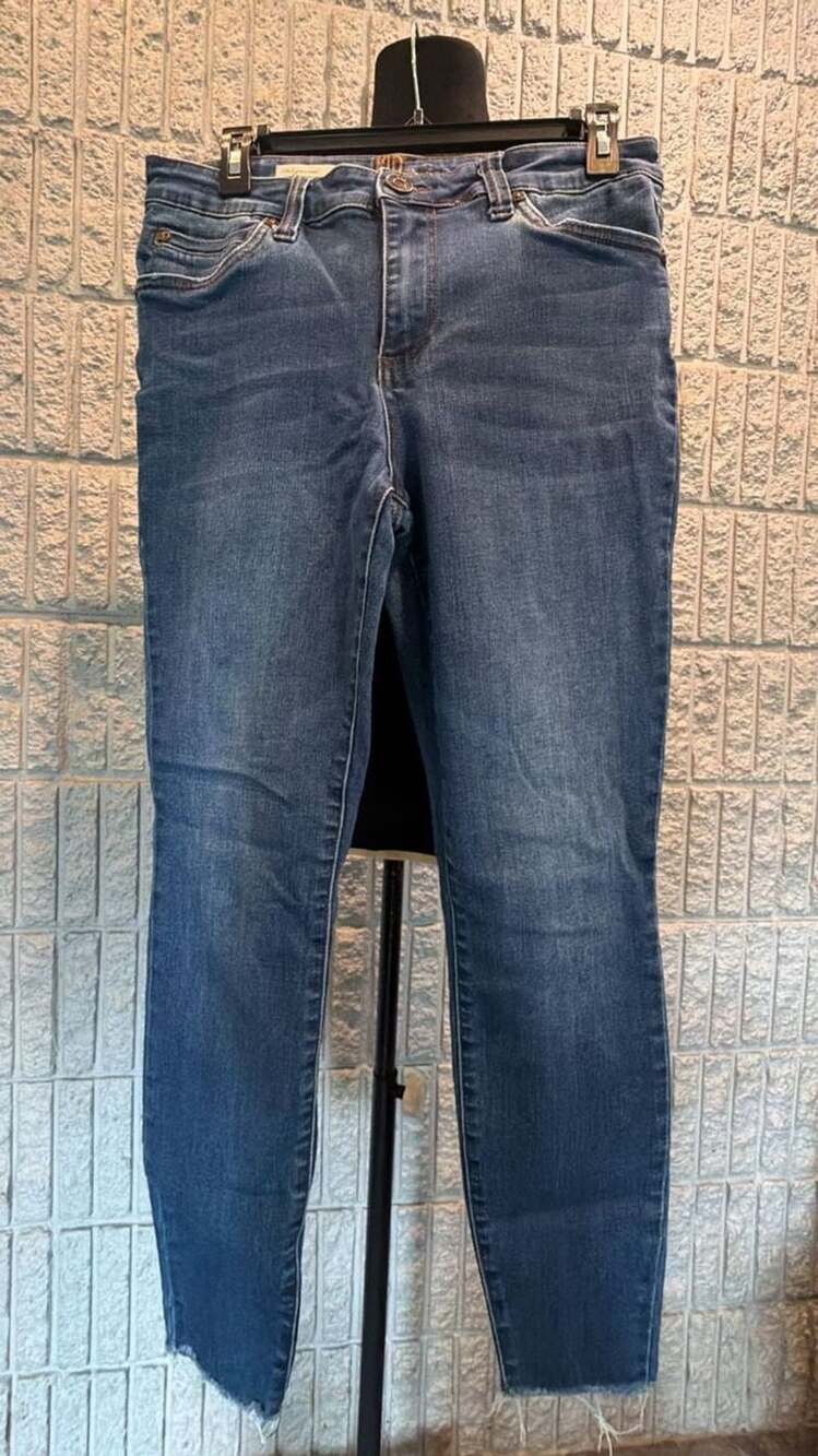 869 Kut Jeans Womens 10 Skinny Dark Wash Stretch Denim 30x28
